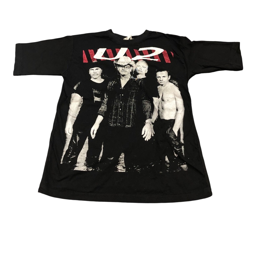 Karcerace U2 Vertigo Tour 2006 T-Shirt Mens‎ L Black Graphic Concert Band Tee